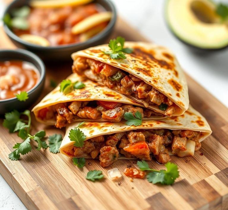 Pork Quesadillas