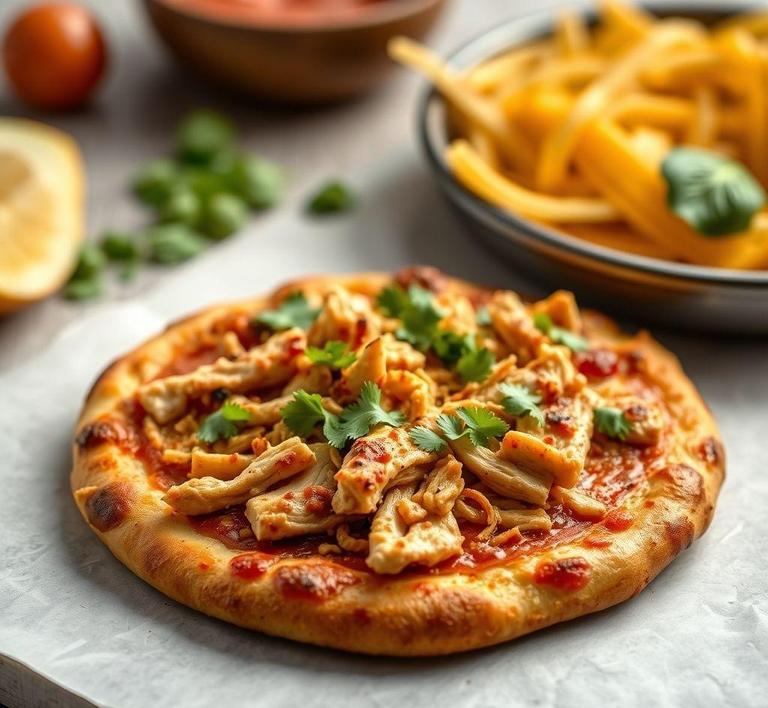 Pulled Chicken Pizza