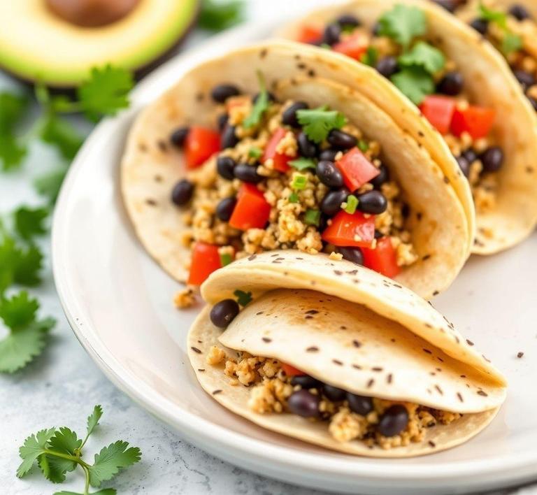 Quinoa and Black Bean Tacos