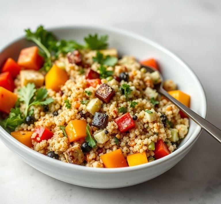 Quinoa Salad with Roasted Vegetables