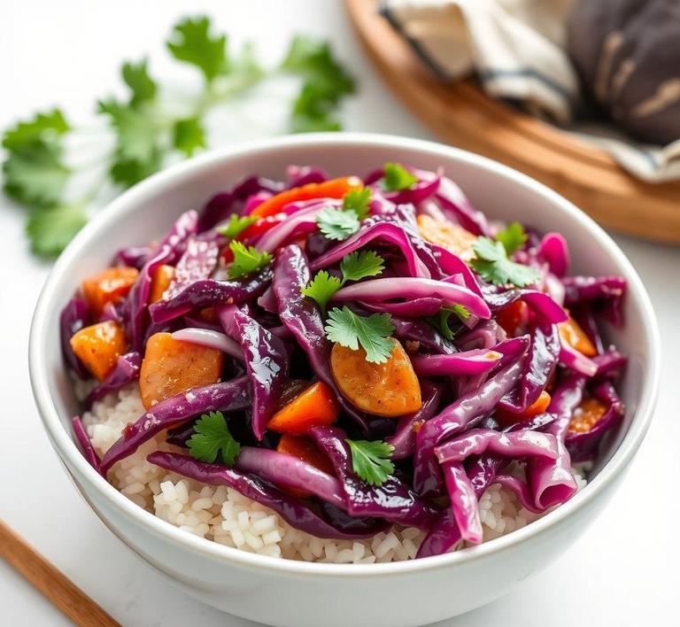 Red Cabbage Stir-Fry