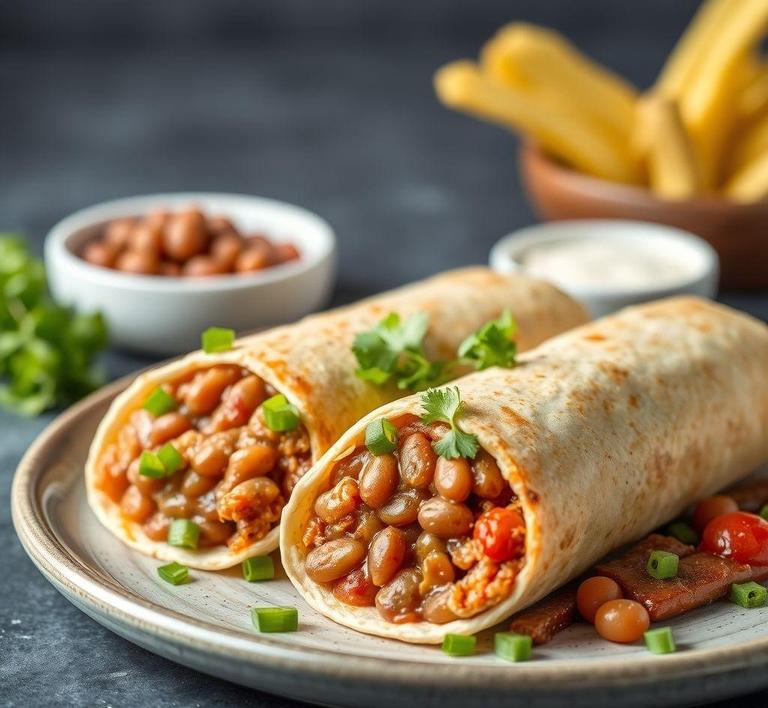 Refried Bean Burritos