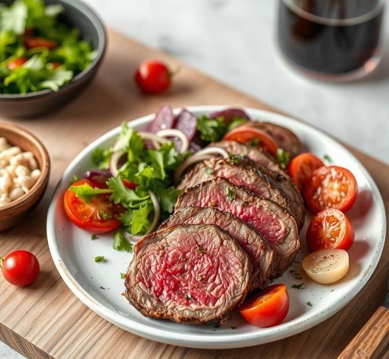 Rib Eye Roast Salad