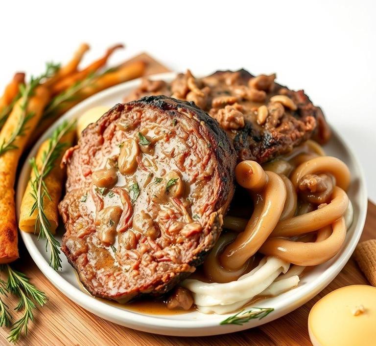 Rib Roast Beef Stroganoff