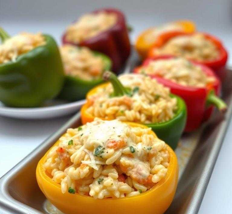 Risotto-Stuffed Peppers