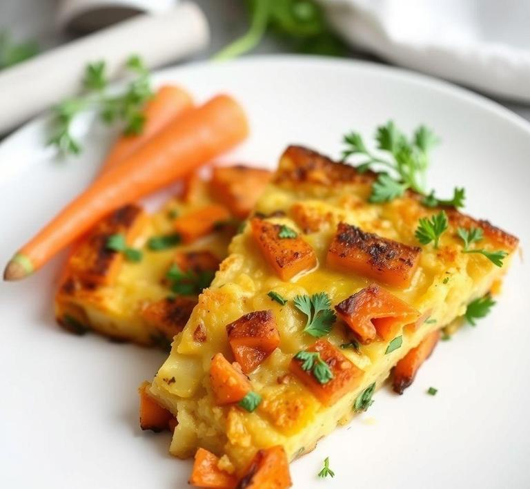 Roast Potato and Carrot Frittata