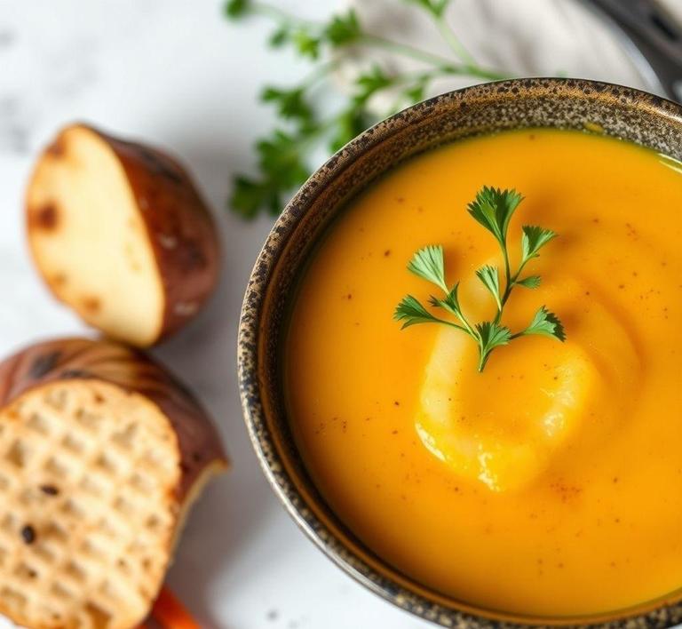 Roast Potato and Carrot Soup