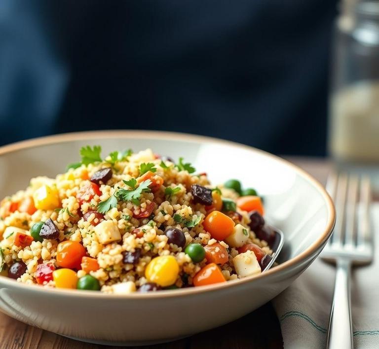 Roast Vegetable Quinoa Salad