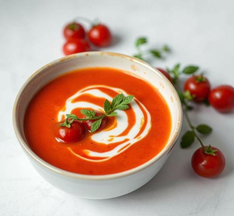 Roasted Cherry Tomato Soup