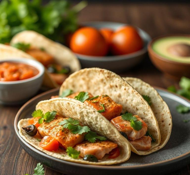 Salmon Tacos