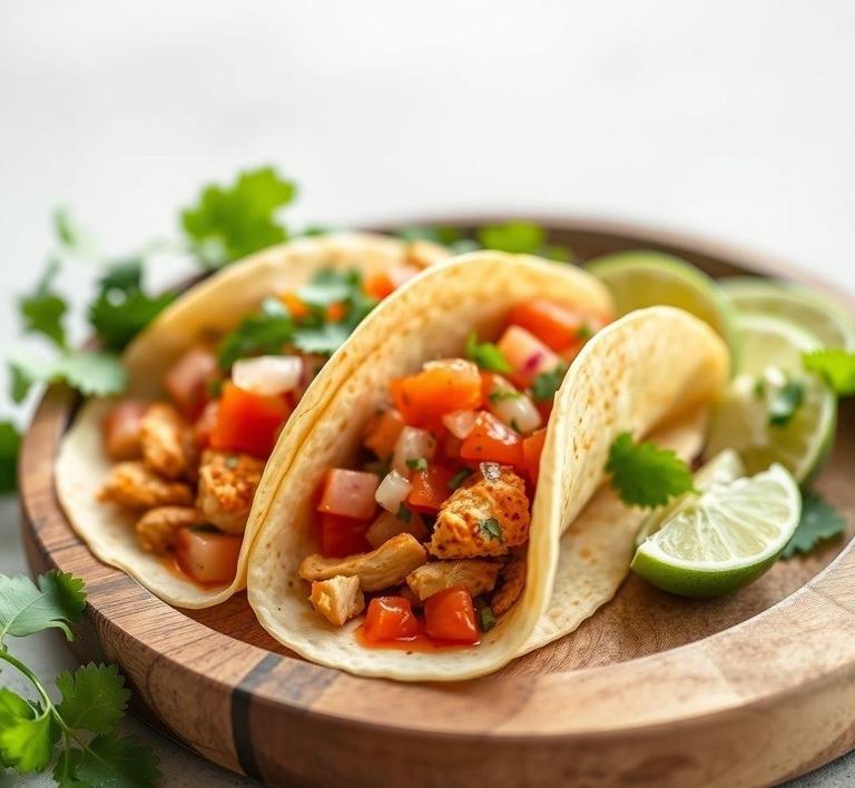 Salsa Chicken Tacos