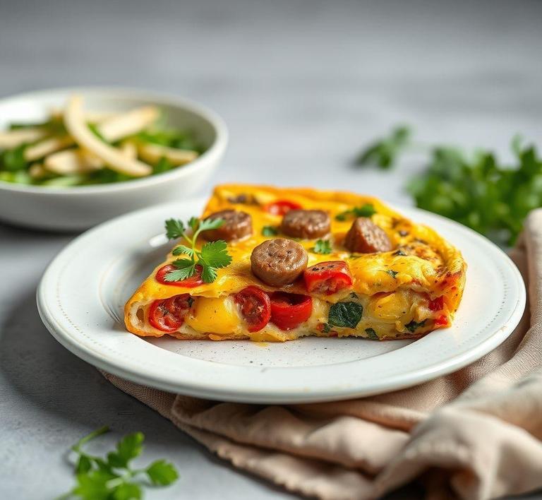 Sausage and Pepper Frittata