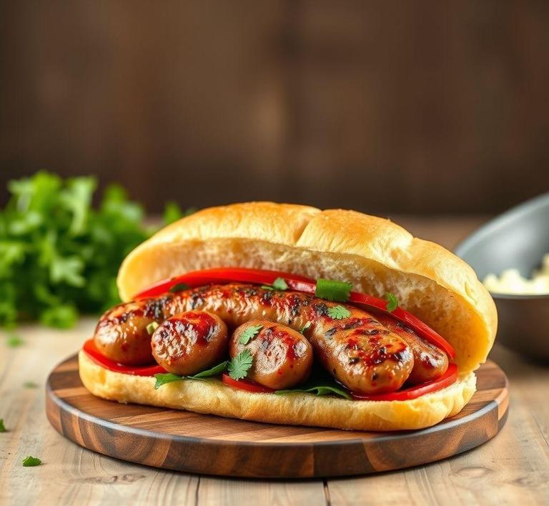 Sausage and Pepper Sandwiches