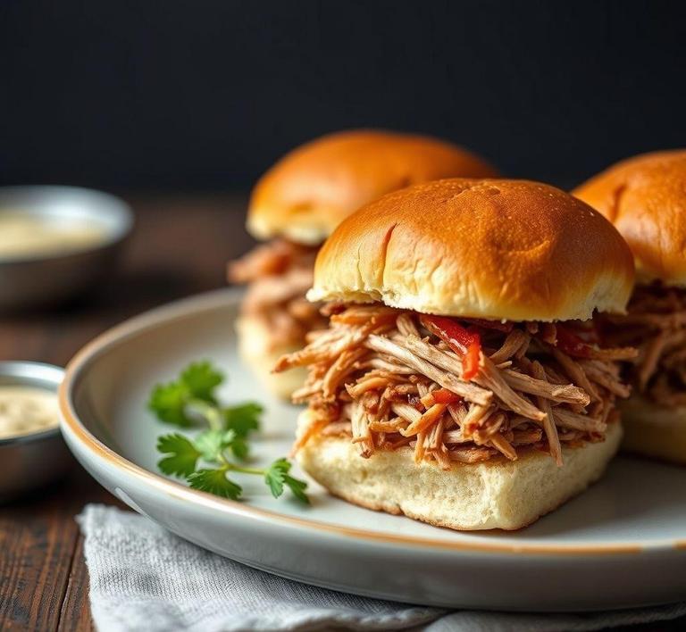 Shredded Pork Sliders