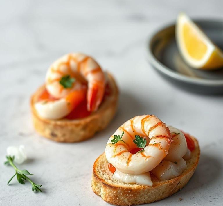 Shrimp Cocktail Bruschetta