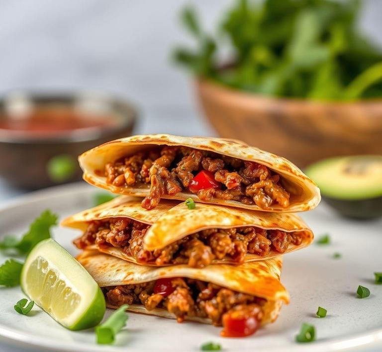 Sloppy Joe Quesadillas