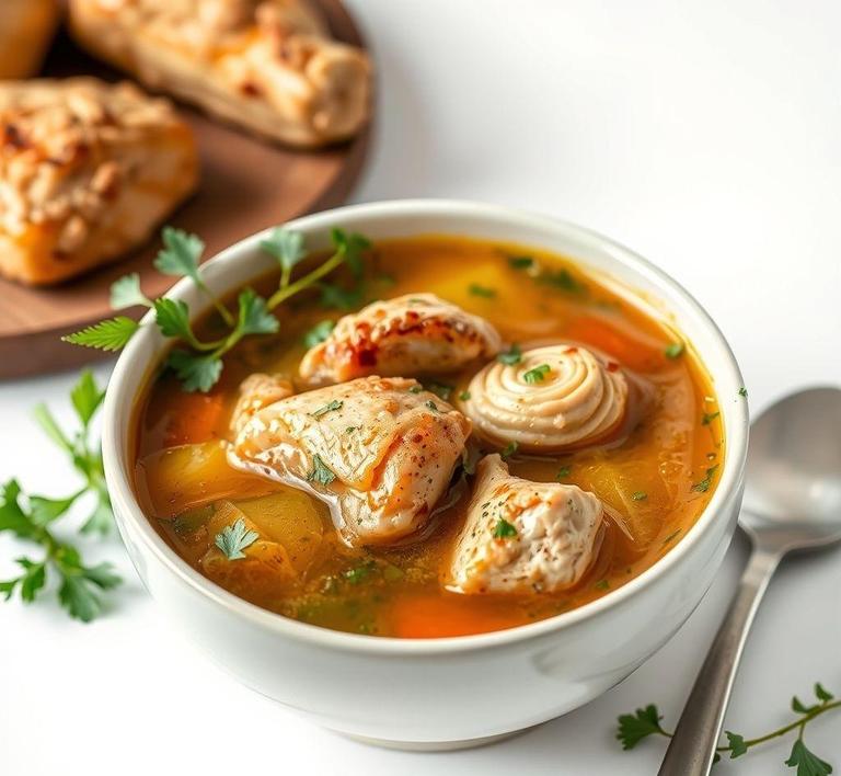 Smoked Chicken Soup