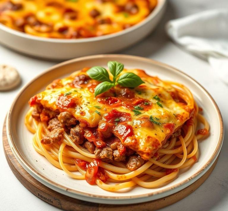 Spaghetti Meat Frittata