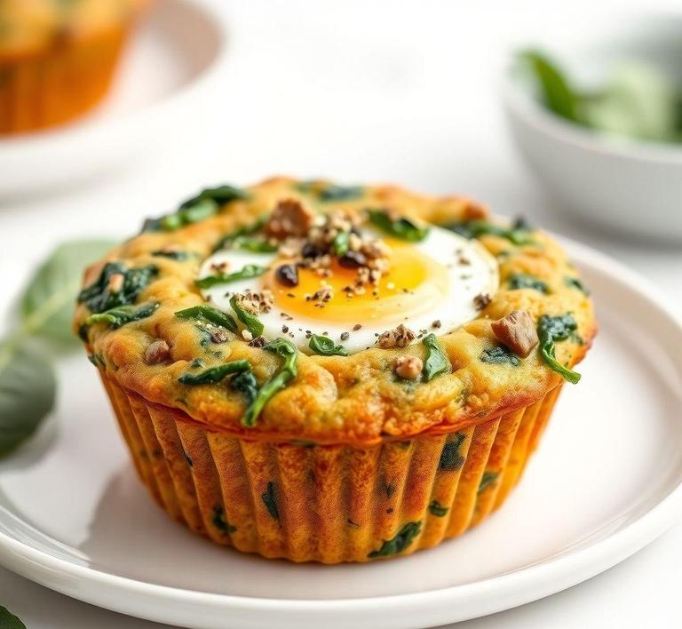 Spinach and Egg Breakfast Muffins