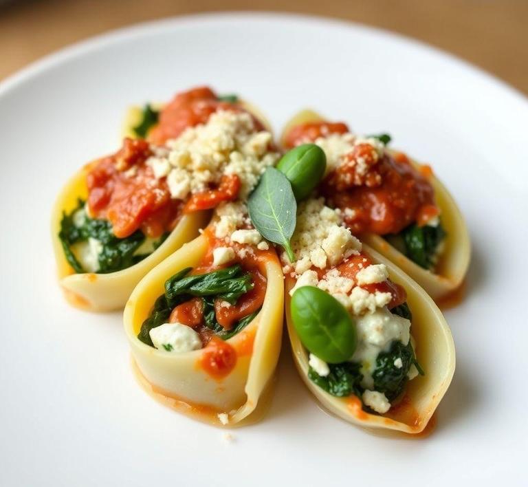 Stuffed Shells with Ricotta and Spinach