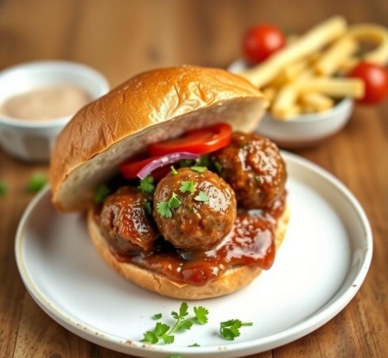 Swedish Meatball Sandwich