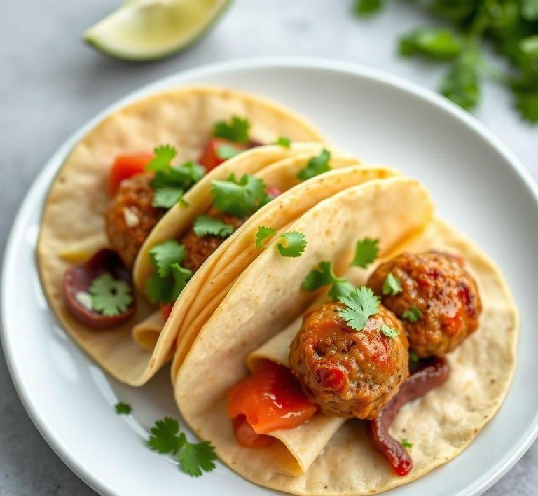 Swedish Meatball Tacos