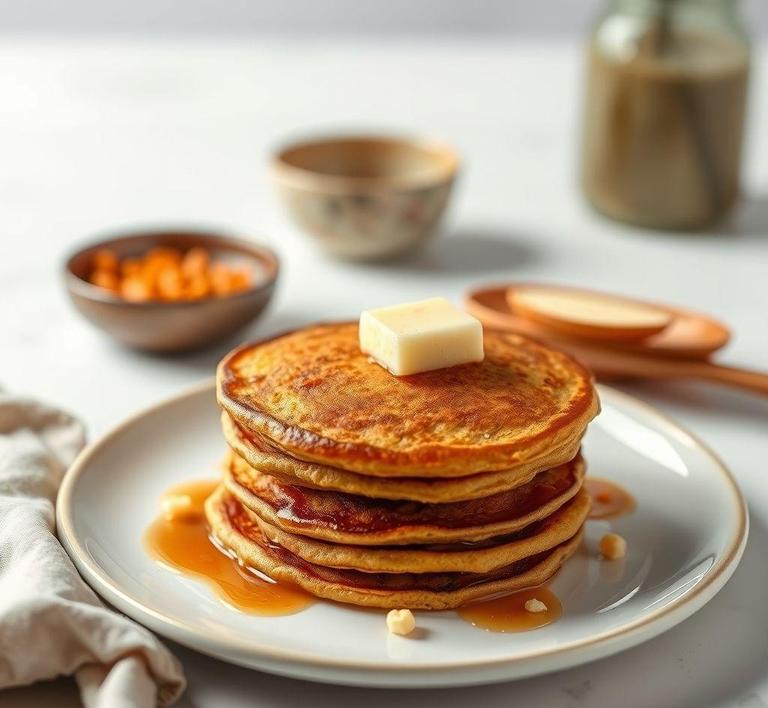 Sweet Potato Casserole Pancakes