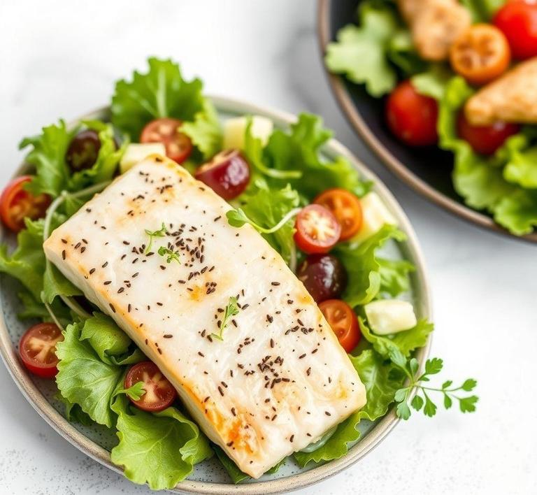 Swordfish Caesar Salad