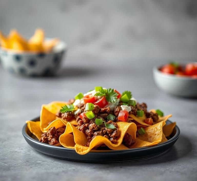 Taco Meat Nachos