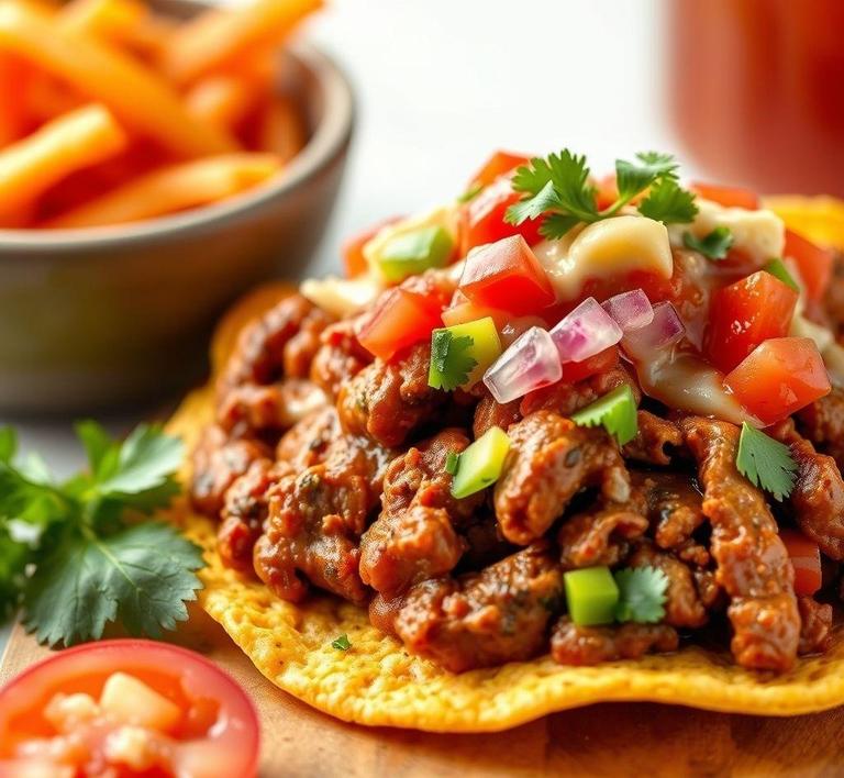 Tamale Meat Nachos