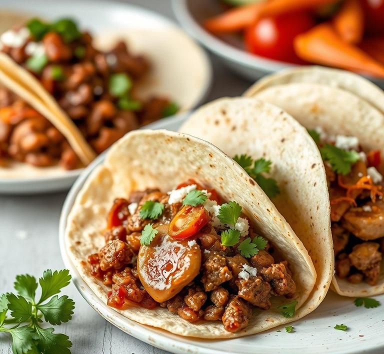 Tamale Meat Tacos