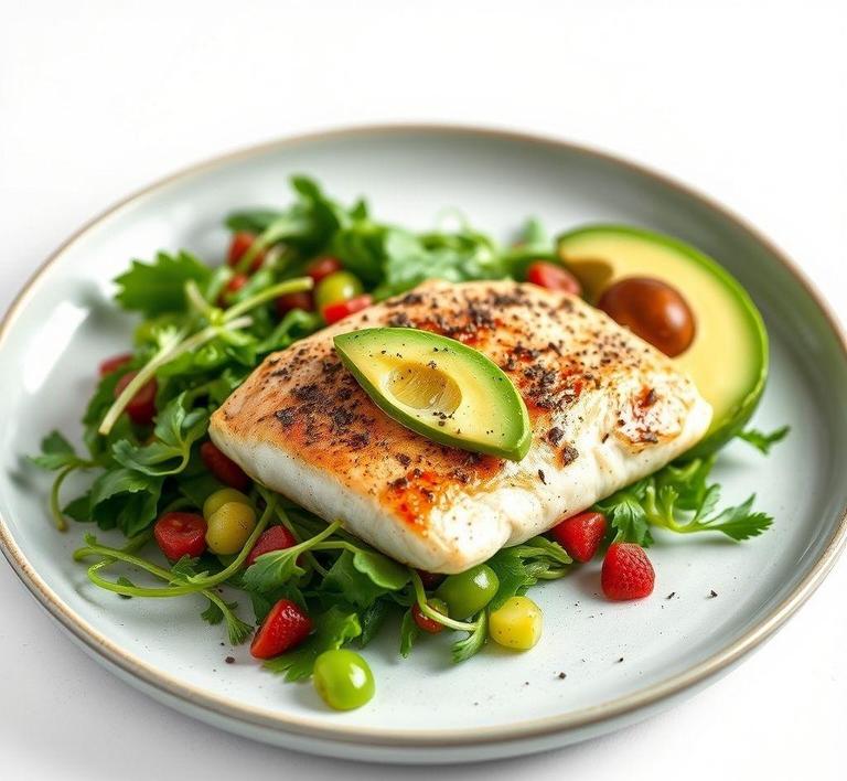 Trout Salad with Avocado