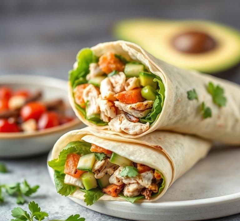 Turkey and Avocado Wraps