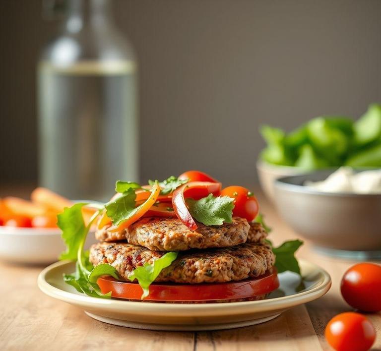 Turkey Burger Salad
