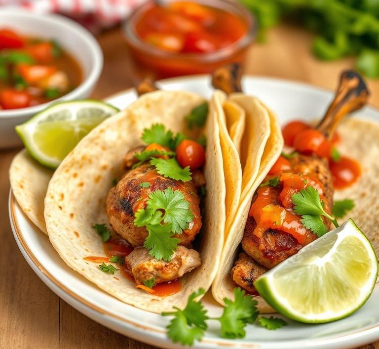 Turkey Leg Tacos