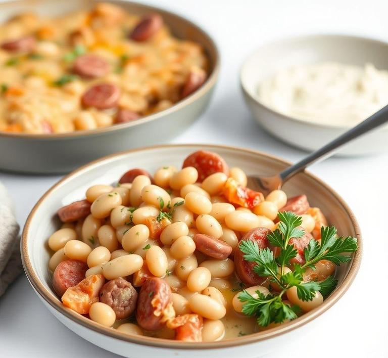 White Bean and Sausage Casserole
