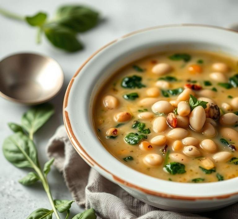 White Bean and Spinach Soup