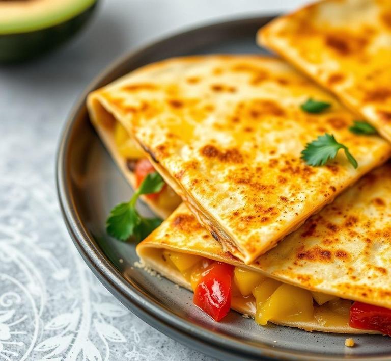 Yellow Squash Quesadillas