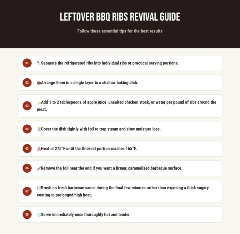 How to Reheat BBQ Ribs Without Drying Out the Meat