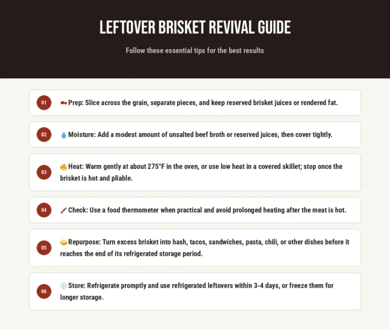 How to Keep Leftover Smoked Brisket Juicy and Flavorful