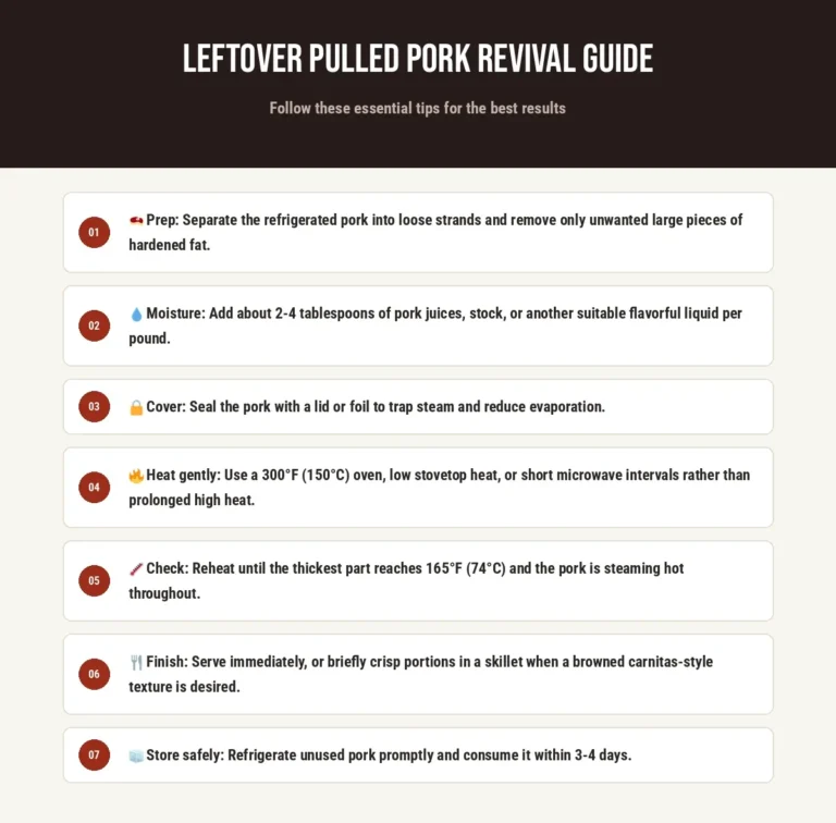 How to Warm Up Leftover Pulled Pork and Carnitas