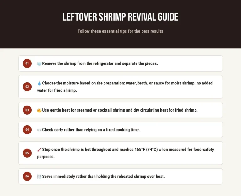 Simple Methods to Reheat Cooked and Steamed Shrimp Safely