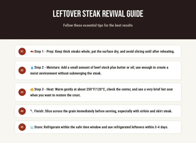How to Reheat Steak So It Stays Tender and Juicy